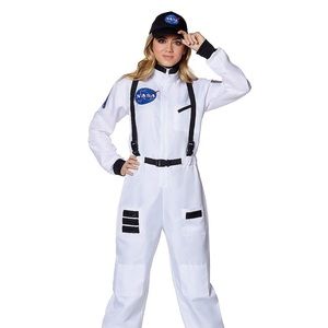WOMENS NASA ASTRONAUT COSTUME SIZE MEDIUM (8-10)